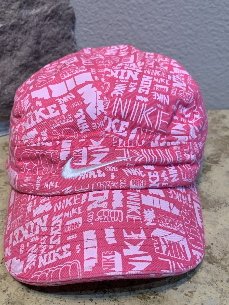 nike swoosh cap pink