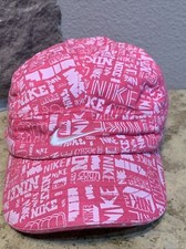 Nike Just Do It Swoosh Adjustable Toddler Baseball Cap Hat Pink EUC
