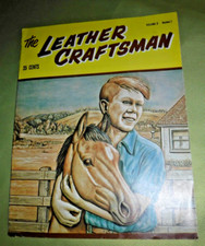 THE LEATHER CRAFTSMAN VOL 2 # 2 VINTAGE 1958 MAGAZINE PATTERNS COLLARS, JACKET +
