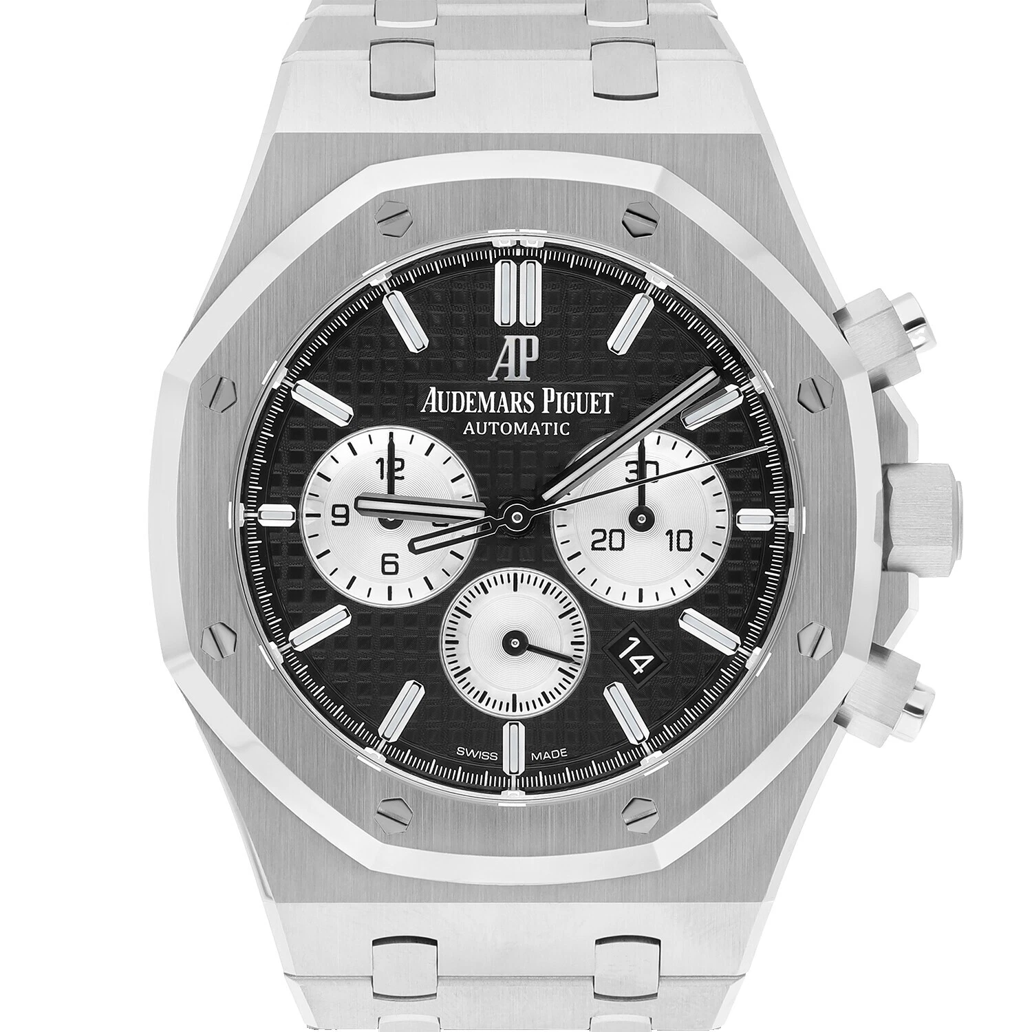 Audemars Piguet Stainless Steel Case Wristwatches