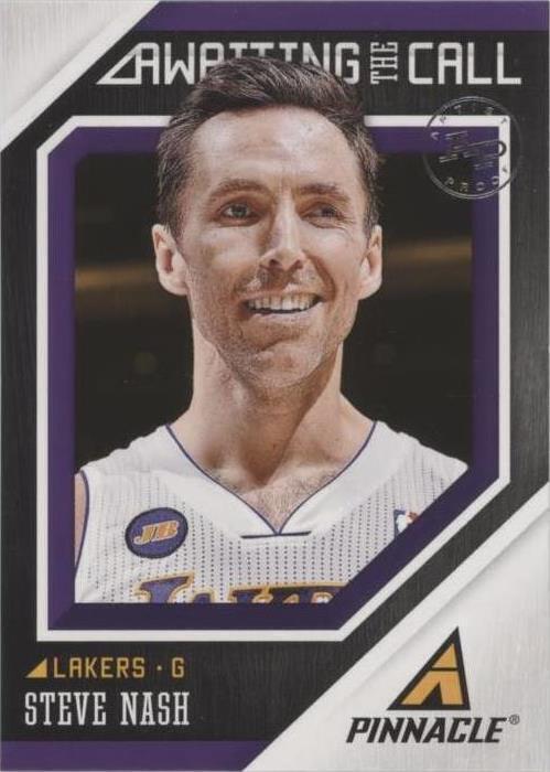 2013-14 Panini Pinnacle - Awaiting the Call Steve Nash #12 Artist Proof ...