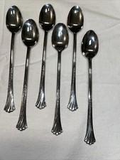 Oneida Distinction Deluxe HH SPRING GLEN Iced Teaspoons Set of 6