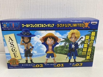 One Piece World Collectable Figure Lagunacia Limited Luffy Ace Sabo Wcf Banprest Ebay