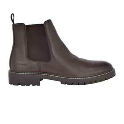 calvin klein boot size 9M brown Calvin Klein Brown Suede Dress Bootie Ankle Boots High Heel  main image 2