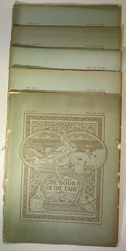 Antike "Das Buch der Messe" Folios - insgesamt 20 - 1893-94 Kolumbianische Ausstellung - Bild 2 von 12