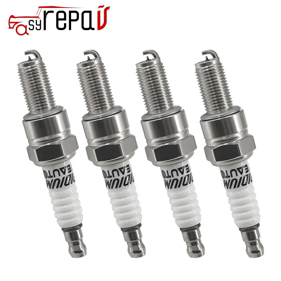 4X Ignition Coil + Iridium Spark Plug for Kawasaki ZX-6R Ninja ZX600 ZX636 ZX600 - Image 3 of 4