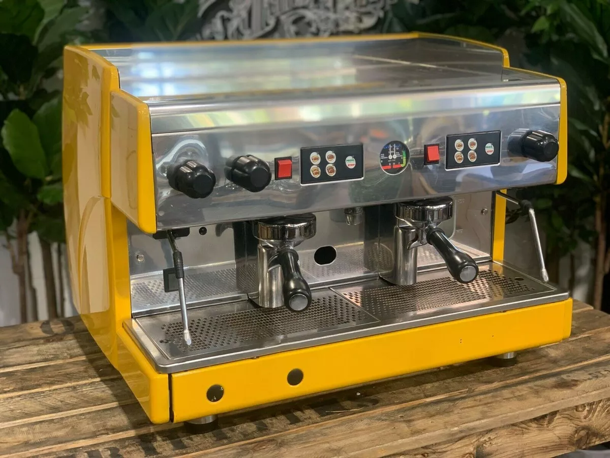 CMA 2 GROUP YELLOW ESPRESSO COMMERCIAL CAFE MOBILE TRAILER | eBay