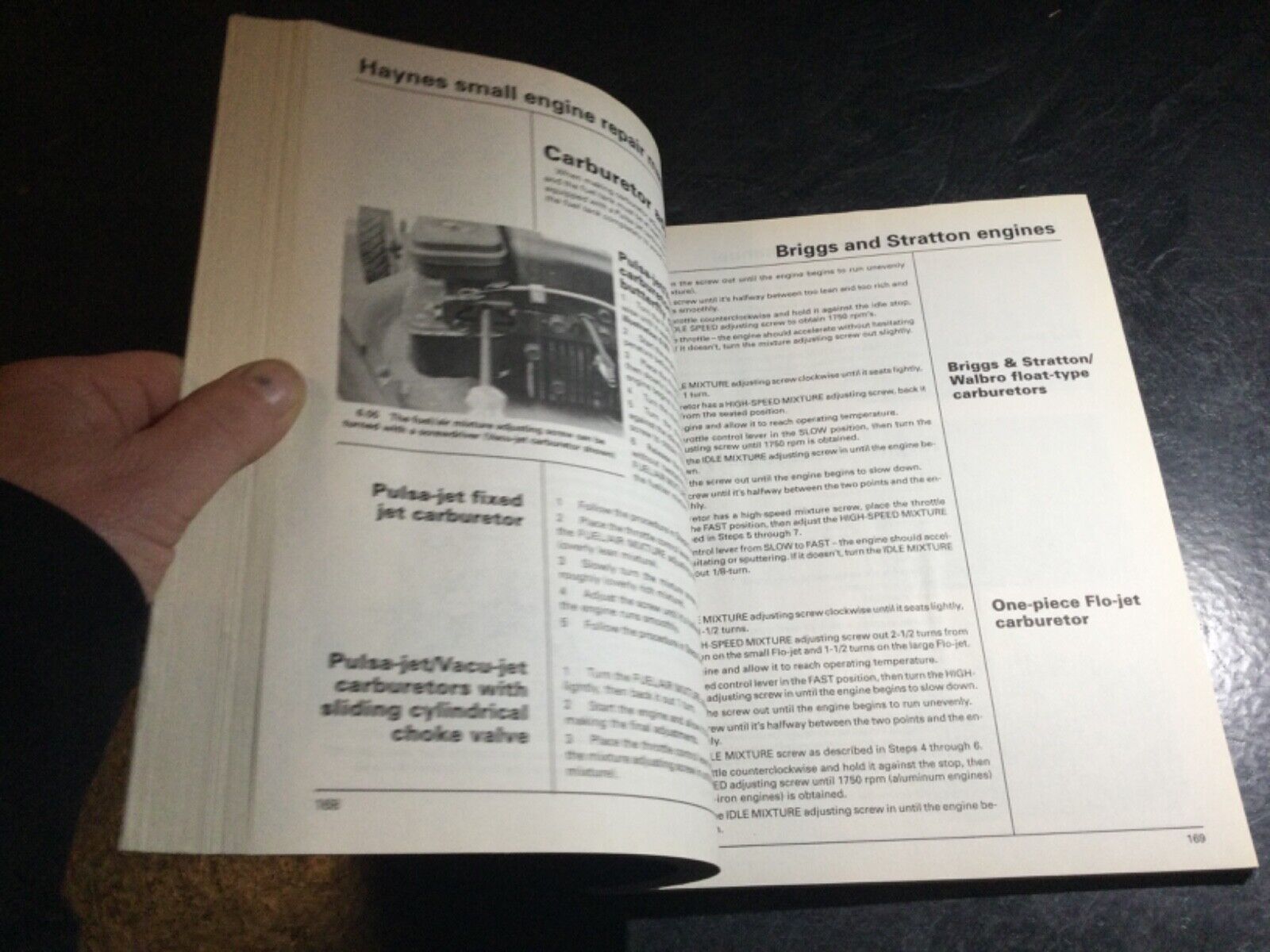Small Engine Haynes Techbook Manual Briggs & Stratton Honda Craftsman Tecumseh