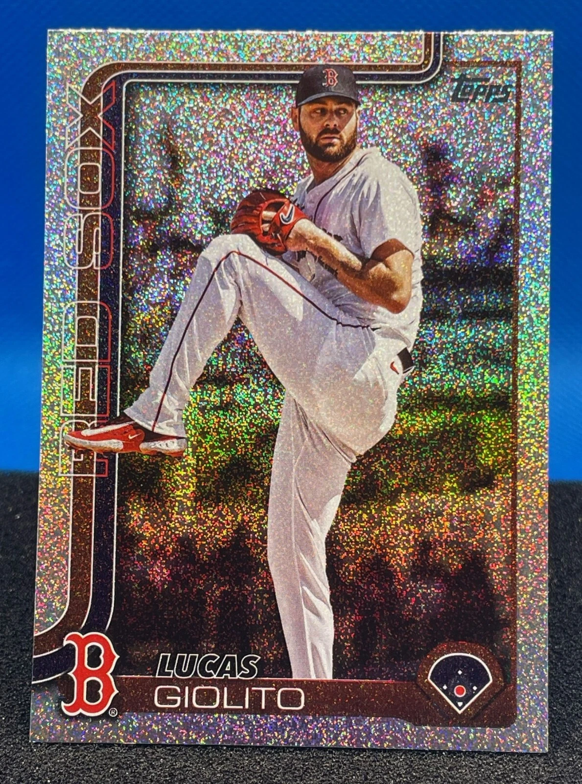 2025 Topps Series 2 #614 Lucas Giolito Sandglitter Parallel