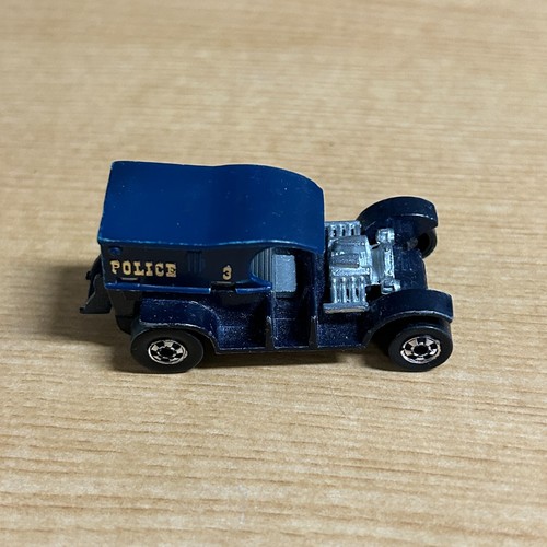 Vintage 1969 Hot Wheels Redline Blue Police Paddy Wagon U.S.A