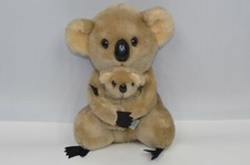 Dakin VINTAGE MOTHER AND BABY KOALA BEAR 9" Plush Stuffed Animal Toy 1978