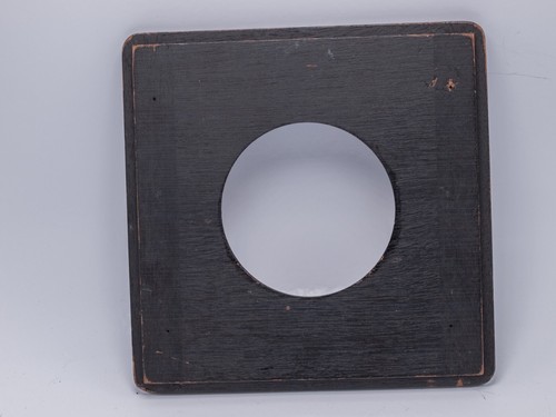 Deardorff 8x10" Camera 6" Square Wood Lens Board 72mm Hole - Picture 3 of 3