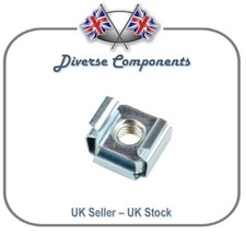 Image of Cage Nut - M6 Zinc Plated Steel for Panel Thickness 1.70-2.60mm