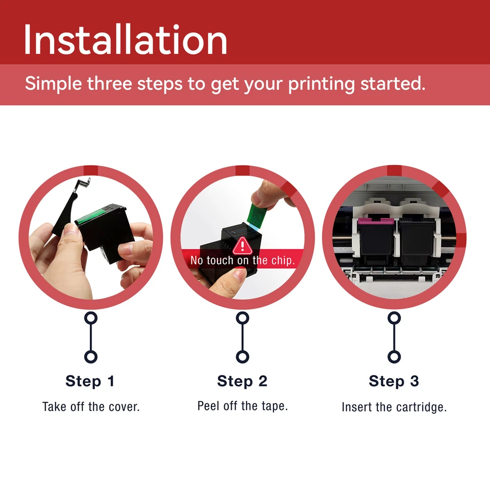 Cartuchos de tinta 2PK compatíveis Canon PG-260XL CL-261XL para PIXMA TS6420a TS5320 - Imagem 4 de 4