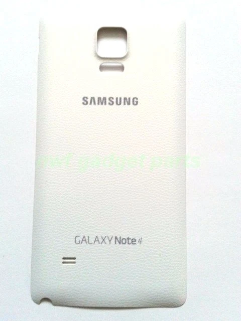 Cubierta trasera de batería OEM Samsung Galaxy Note 4 N910P con NFC "SPRINT" + S/P ~ BLANCO Foto 2 de 3