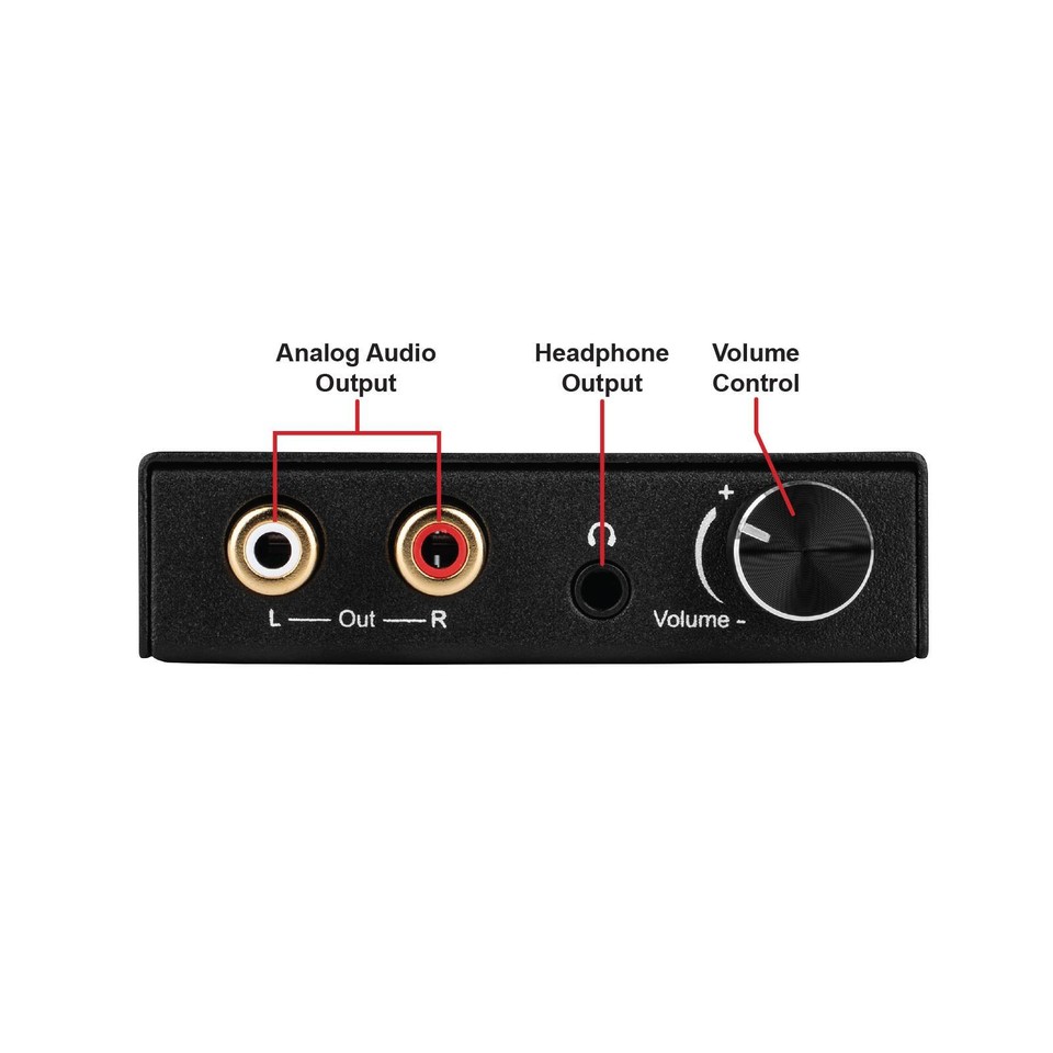 Digital to Analog Converter with Volume and Bass Control | eBay
