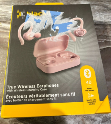 Blackweb True Wireless Earphones with wireless charging case Rose