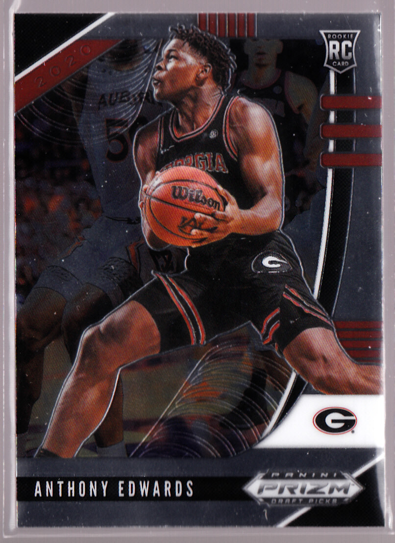 Anthony Edwards Timberwolves RC 2020 Prizm Base #1 Georgia Rookie