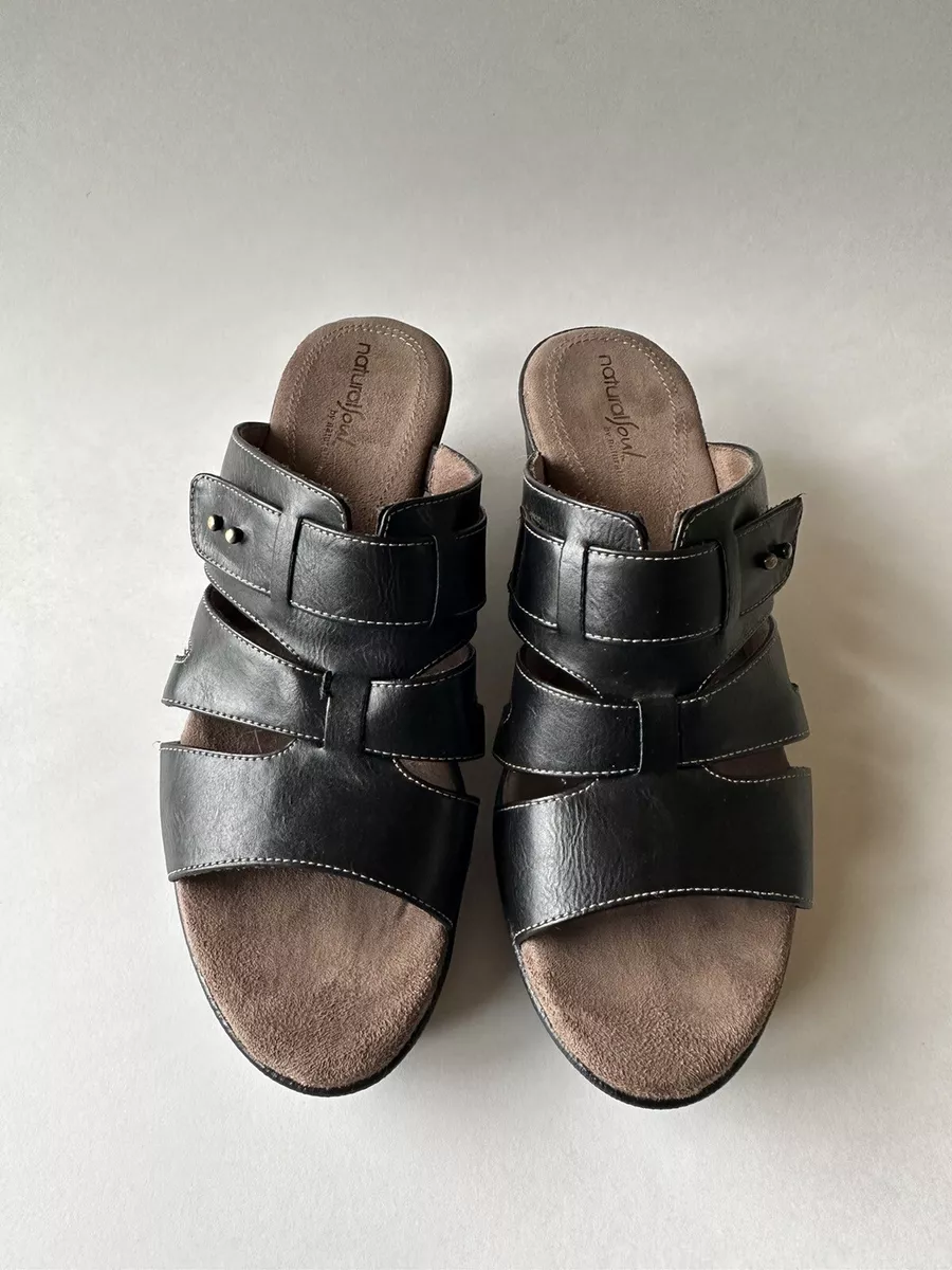 Natural soul wedge sandals sale