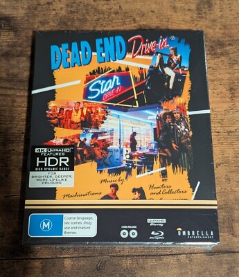 Dead End Drive-In (1986) (4K UHD + Blu-ray) Umbrella AU w/ Numbered Slipcover