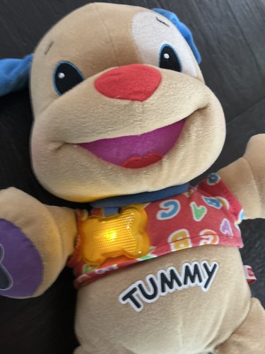 Fisher Price Interactive Talking Musical Puppy Laugh N Learn Dog WORKS *Vintage* - Picture 3 of 9