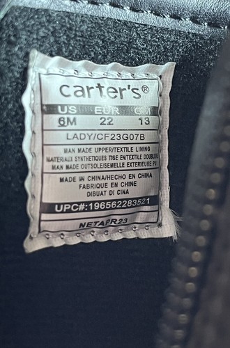 Carter's Mädchen Reitstiefel Stil Kind in schwarz Größe 6 M (OHNE BOX) - Bild 14 von 15