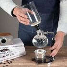 Glass Tabletop Siphon Coffee Maker Syphon Coffee Brewer Machine 3 Cups / 5 Cups