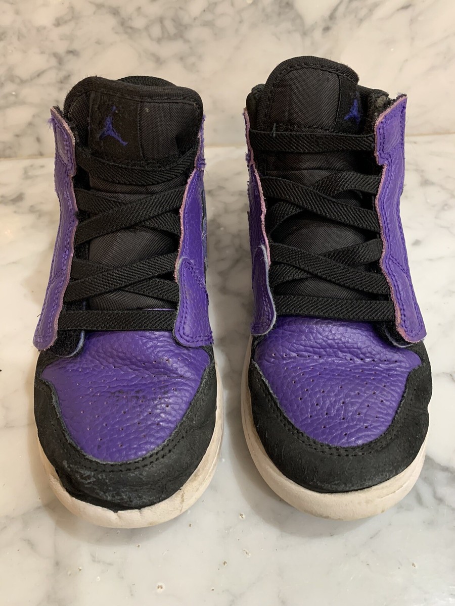 Air Jordan 1 Mid dark concord Purple Youth Size 13.5 C No box | eBay