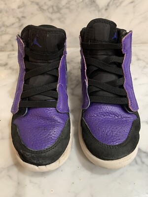 Air Jordan 1 Mid dark concord Purple Youth Size 13.5 C No box | eBay