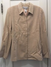 Vintage Liz Claiborne Beige Blazer Size 14