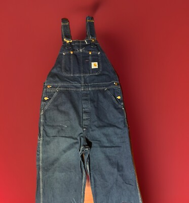 Vintage Carhart Overalls 38x30 88FB | eBay