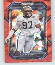 2023 Panini Prizm Draft Picks Prizms Red Ice Football Singles (Pick Your Cards)