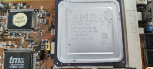 Soyo SY-5EHM-VIA MVP3 Chipset Super Socket 7+AMD K6-2/333AFR+RAM-1MB Cache - Picture 2 of 4