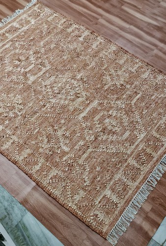 Antique Jute Wool elegant Rugs in Handwoven to Decor Living area and Home Rugs. - Picture 3 of 10