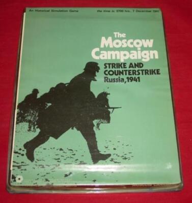 SPI 1972 - The MOSCOW CAMPAIGN - Russia Strike and Counter Strike 1941 (PUN)