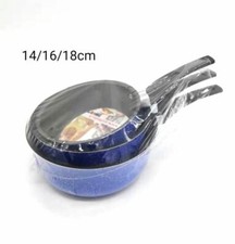X Tris Casseroles Service 3 Pièces Antiadhésif Mesures 14Cm 16Cm 18Cm Bal