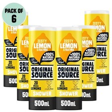 Original Source Lemon & Tea Tree Shower Gel 100 Percent Natural Fragrance Vegan
