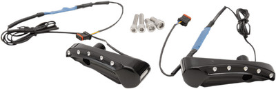 COVINGTONS Turn Signal - Dimpled - Black - FLTR C1300-B