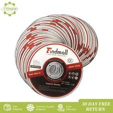 50Pcs 4.5" 3/64" 7/8" Cut Off Wheel High Speed Cutting Disc For Metal Grinder