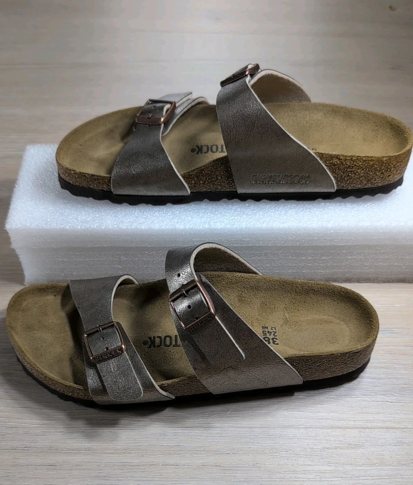 Nuevo sin caja Birkenstock Sydney Birko-flor en elegante topo UE 38 precio de venta sugerido por el fabricante 112 USD Foto 4 de 4