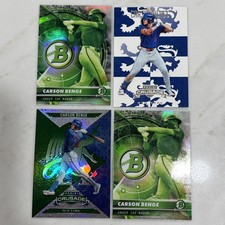 2026 Bowman Chrome, Panini Carson Benge 4-car...