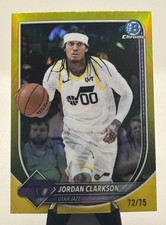 2026 Bowman Basketball Jordan Clarkson Chrome Yellow Refractor /75