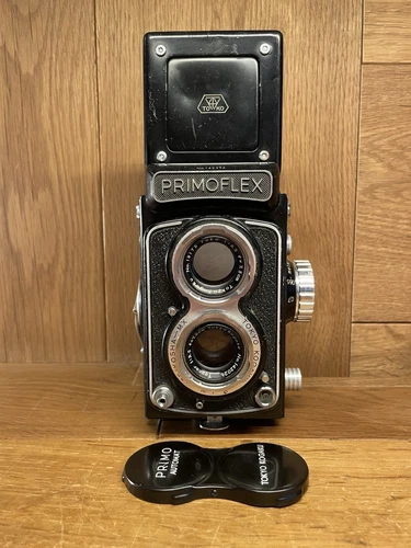 *Super Rare : Near Mint* Tokyo Kogaku Primoflex Automat TLR Camera Topcor 75mm 
