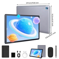 5000mAh Tablet Android 15 Tablet 10,1 Zoll 24(4+20)GB RAM 128GB ROM BT Wifi-6 DE