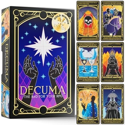 Decuma: the R&D for your RPG, a World Building Card Game for a DnD Campaign or