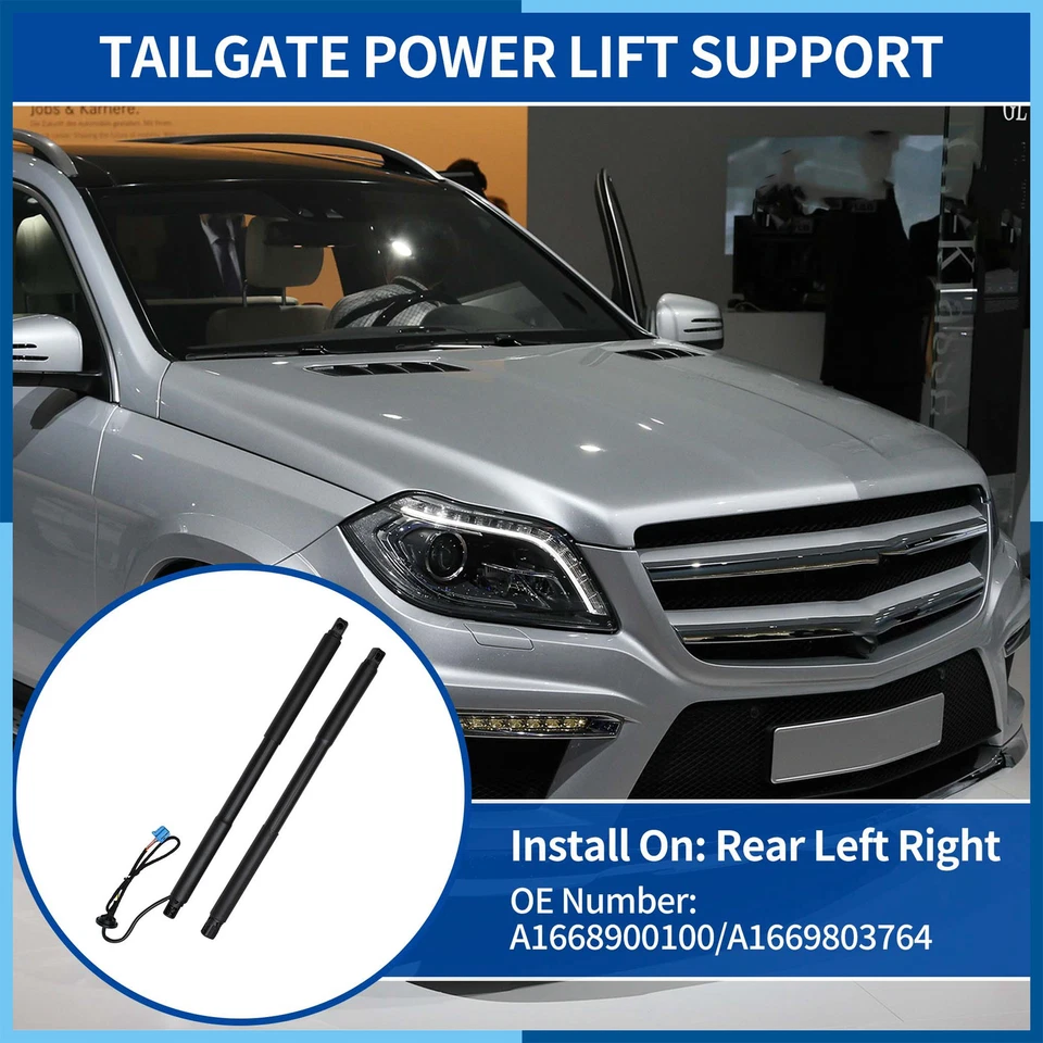 1Pair Rear Tailgate Power Lift Support for Mercedes-Benz GL350 GL450 A1668900100 - Image 2 of 4