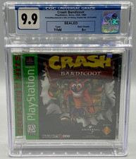 Crash Bandicoot Sony PlayStation PS1 Greatest Hits Sealed New CGC 9.9 A++ Graded
