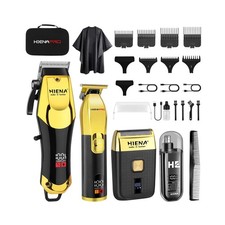 Professional Hair Clipper Set, Cordless Barber Kit and Hair Cutting... Fast Ship