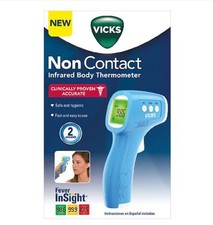 Vicks Non-Contact Infrared Body Thermometer for Forehead VNT275US Damaged Box