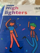 Box of highlighters six different colors 95 total